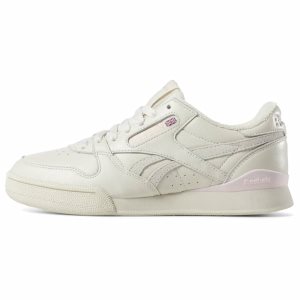 Adidasy Damskie Reebok PHASE 1 PRO Białe/Różowe PL 43HWMDZ